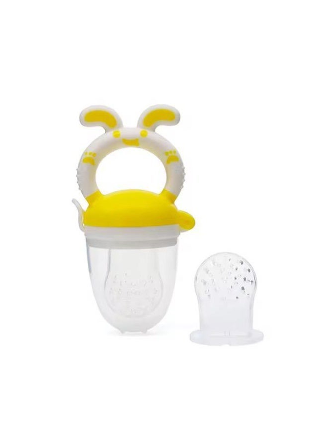 شيكو لهاية تغذية طعام الفاكهة للأطفال - مغذي طعام طازج، لعبة تسنين الفاكهة للأطفال من عمر 3 إلى 24 شهرًا - Image 1